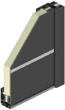 Aluminium-Profile für Eingangstüren - advanced
