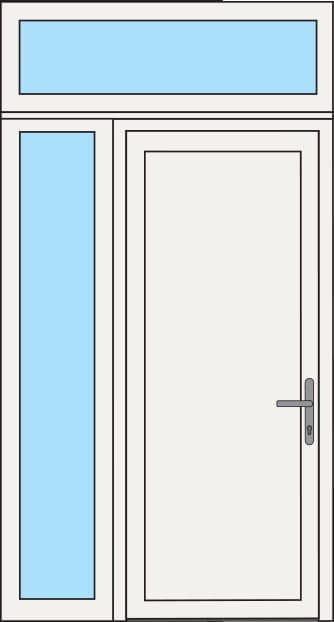 Konstruktive Varianten der Eingangstüren aus PVC