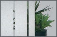 Glas mit sandgestrahlten