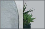 Mattglas mit Frosteffekt