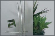 Satiniertes Glas